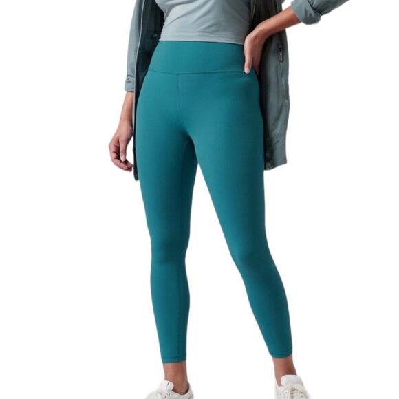EUC Women's ATHLETA Transcend 7/8 Tight Borealis Green | Size XL - Picture 3 of 12